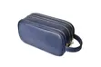 Wiwu Salem Lux Tri-Compartment Blue Leather Organizer Pouch - 2