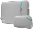 Tomtoc Laptop Sleeve 13-14 Inch Gray with Front Pocket - 2