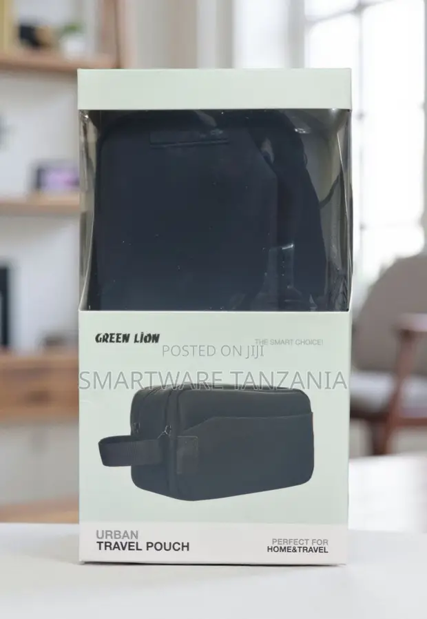 Green Lion Urban Travel Pouch - Matte Black - 1