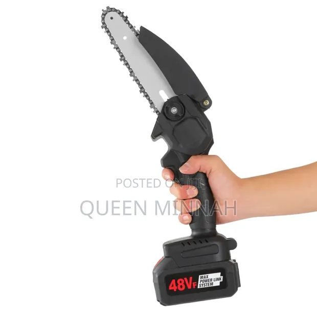 Mini Electric Chainsaw with 2 Batteries - 1
