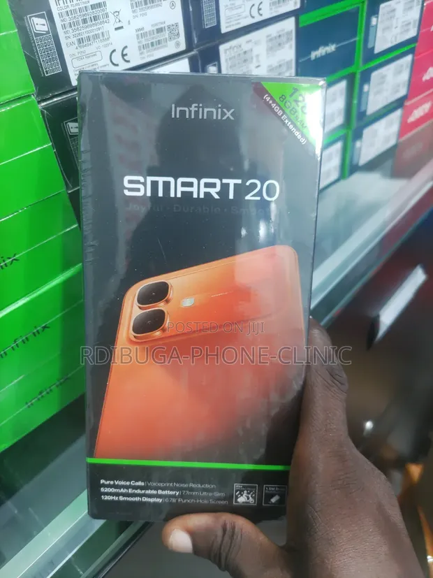 New Infinix Smart 20 128GB Black - 1