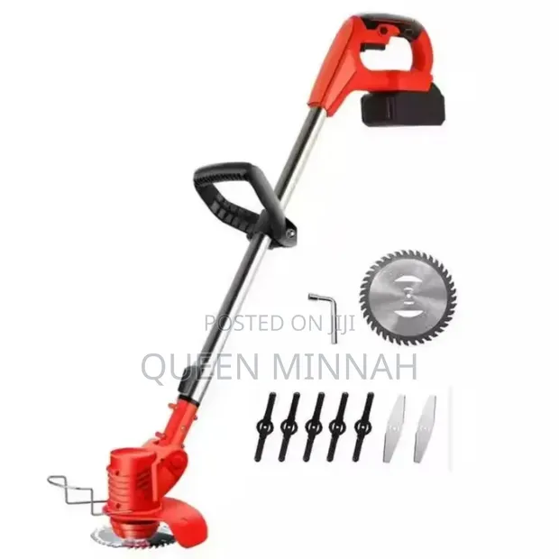 3-in-1 Cordless Electric Grass Trimmer & Brush Cutter - 1