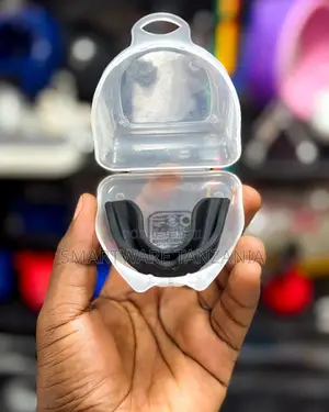 Black Sports Mouthguard with Case - Boxing, MMA