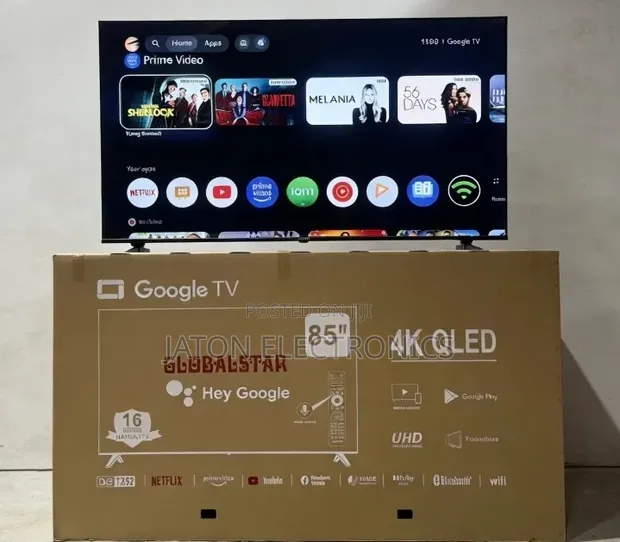 Globalstar 85-inch QLED Google TV 4K - 1