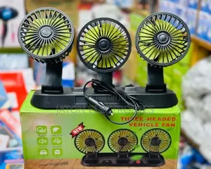 Brand New Three-Head Fan for Cars and Vehicles