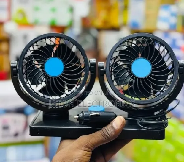 Brand New Dual Head Vehicle and Car Fan - 1