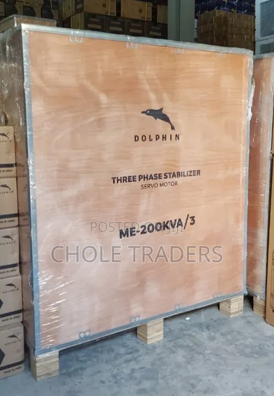 200kva Dolphin Three-Phase Digital Voltage Stabilizer (Servo Motor) - 1