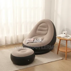 Lazy Air Sofa with Stool - Brand New