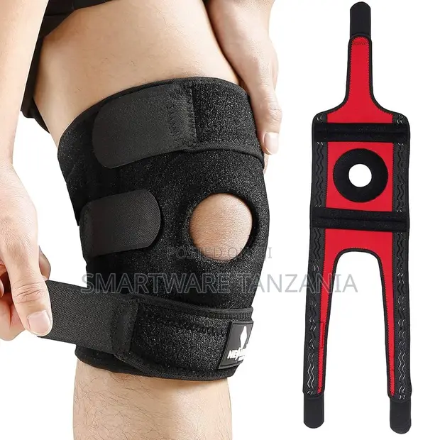 Open-Knee Brace with Dual Velcro Straps for Pain Relief - 1