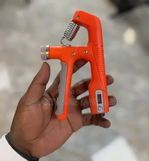 Adjustable Hand Grip Strengthener with Digital Counter - Red