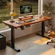Durable Solid Wood Electric Lifting Table - 2