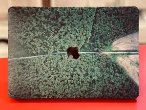 MacBook Hard Case - Aerial Forest Print