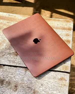 MacBook Hard Case - Tan Brown Smooth Leather Finish