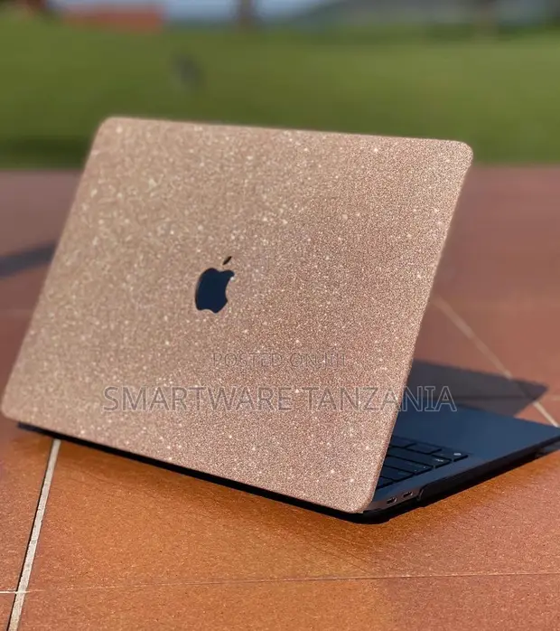 MacBook Hard Case Rose Gold Glitter - 1