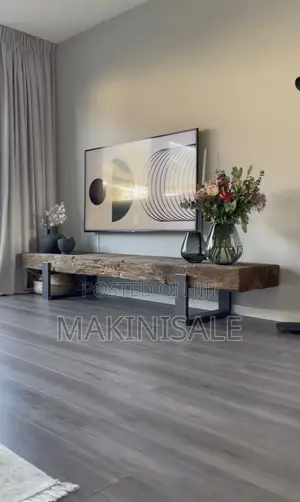 TV Stand - Wood and Metal