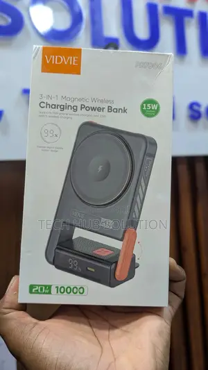 Vidvie 3-in-1 Magnetic Wireless Power Bank 10000mAh