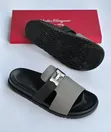 Hermes Men's Classic Leather Sandals - 2