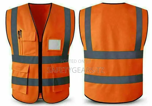 Hi-Vis Reflective Vest with 5 Pockets - 1