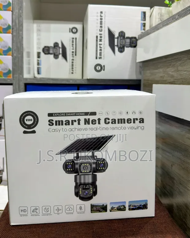 Smart Net 4G Solar Camera V380 Dual Lens Outdoor - 1