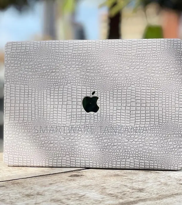 MacBook Hard Case White Crocodile Skin Texture Cover - 1