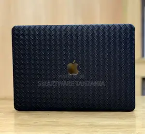 MacBook Hard Case Black Woven Basket Texture Cover