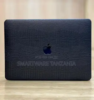 MacBook Hard Case - Black Crocodile Skin