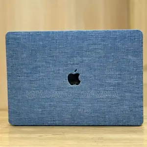 MacBook Hard Case - Blue Denim Fabric Texture