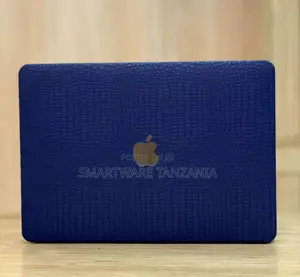 MacBook Hard Case Royal Blue Croc Embossed Cover