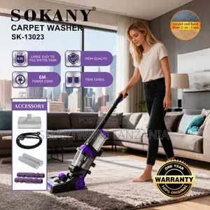 Sokany SK-13023 Carpet Washer 2000W Purple 2-in-1