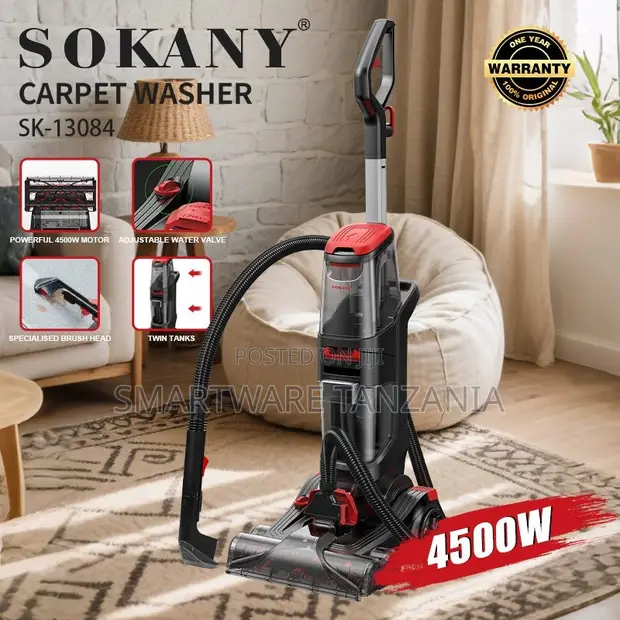 Sokany SK-13084 Multi-Surface Carpet Cleaner - 1
