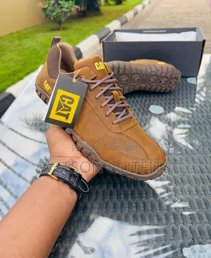 Viatu vya Wanaume Caterpillar Ngozi Moccasins - Vipya Kabisa