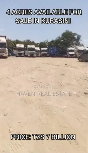 4 Acres Plot for Sale, Kurasini
