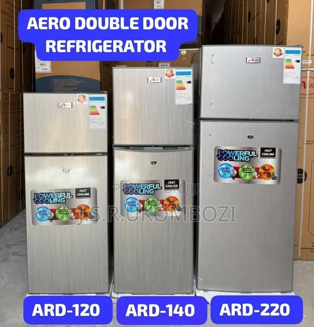 Aero Friji Milango Miwili 120L (ARD-120blk) - 1