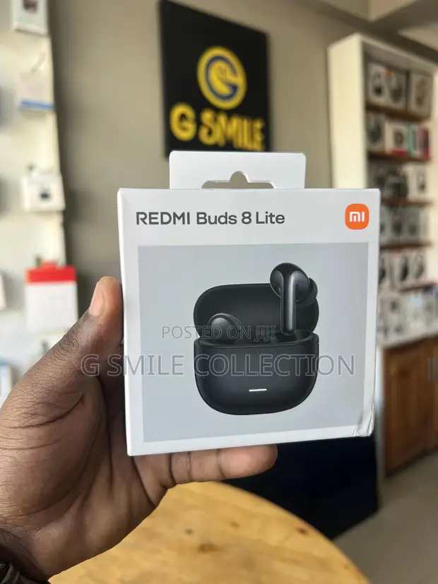 Redmi Buds 8 Lite Wireless Earbuds - Black - 1