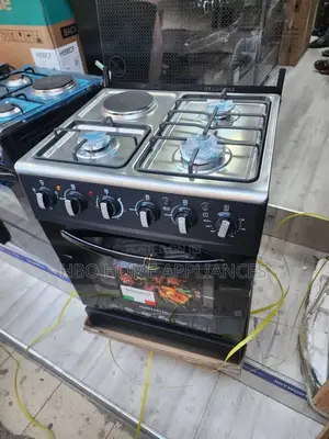 Global Star 4-Burner Cooker with Electric Oven