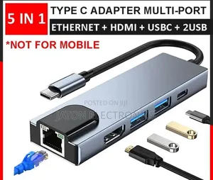 Brand New 5-in-1 USB-C Multi-Port Adapter
