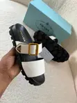 Prada Women's Multicolor Leather Sandals - 4