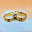 Wedding Ring Set - Gold - 1