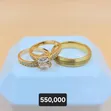 Beautiful Gold Ring Set for Couples - 2