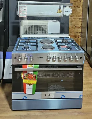 Evoq Cooker 4 Gas + 2 Umeme Oven 60x90
