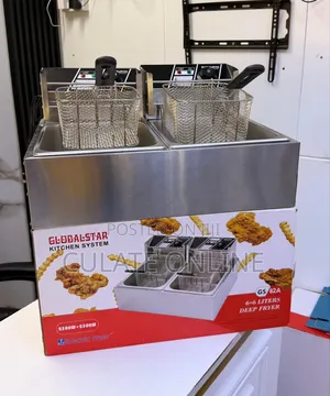 Global Star Deep Fryer ya Lita 12 za Umeme