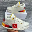 Air Jordan 3 Leather Men's Sneakers - 3