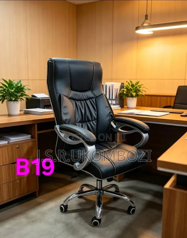 Executive Office Chair - Premium Leather - 1