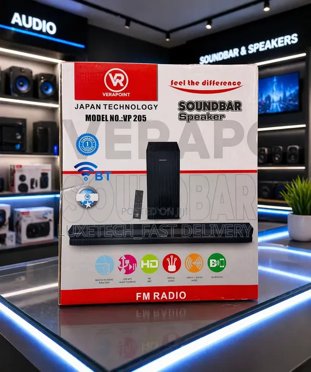 Verapoint VP 205 2.1 Soundbar with Wireless Subwoofer - 1