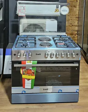 Evoq 60x90cm 4 Gas + 2 Electric Oven Cooker