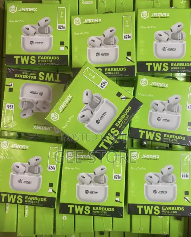 Jamax Wireless Earbuds - White - 1