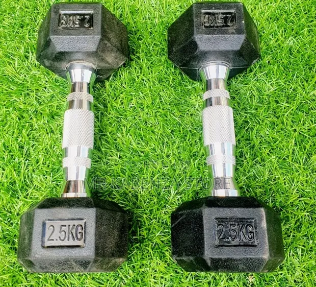 Dumbbell ya 2.5kg ya Heksagoni - 1