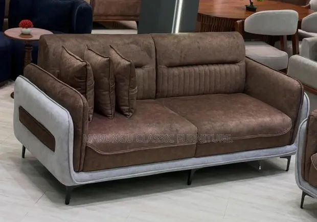 Sofa Set - 3, 2, 1, 1 Seater, Double Fabric - 1
