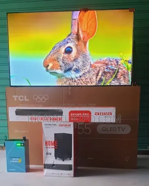 TCL 55" QLED Google TV with Aiwa Soundbar