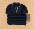 Men's Polycotton T-Shirt - Navy Blue - 2